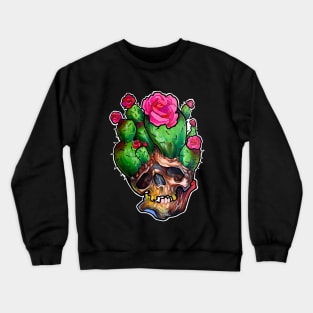 Skull cactus Crewneck Sweatshirt